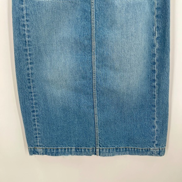 La Vie by Rebecca Taylor Midi Length Denim Skirt - Picture 3 of 11